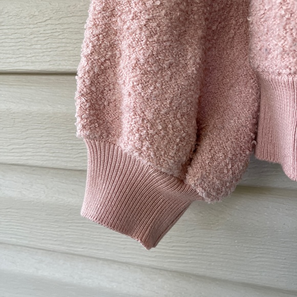 Warm & Cozy Lifestyle by Poof Pink Long Sleeve Pullover Sweater - Picture 5 of 8